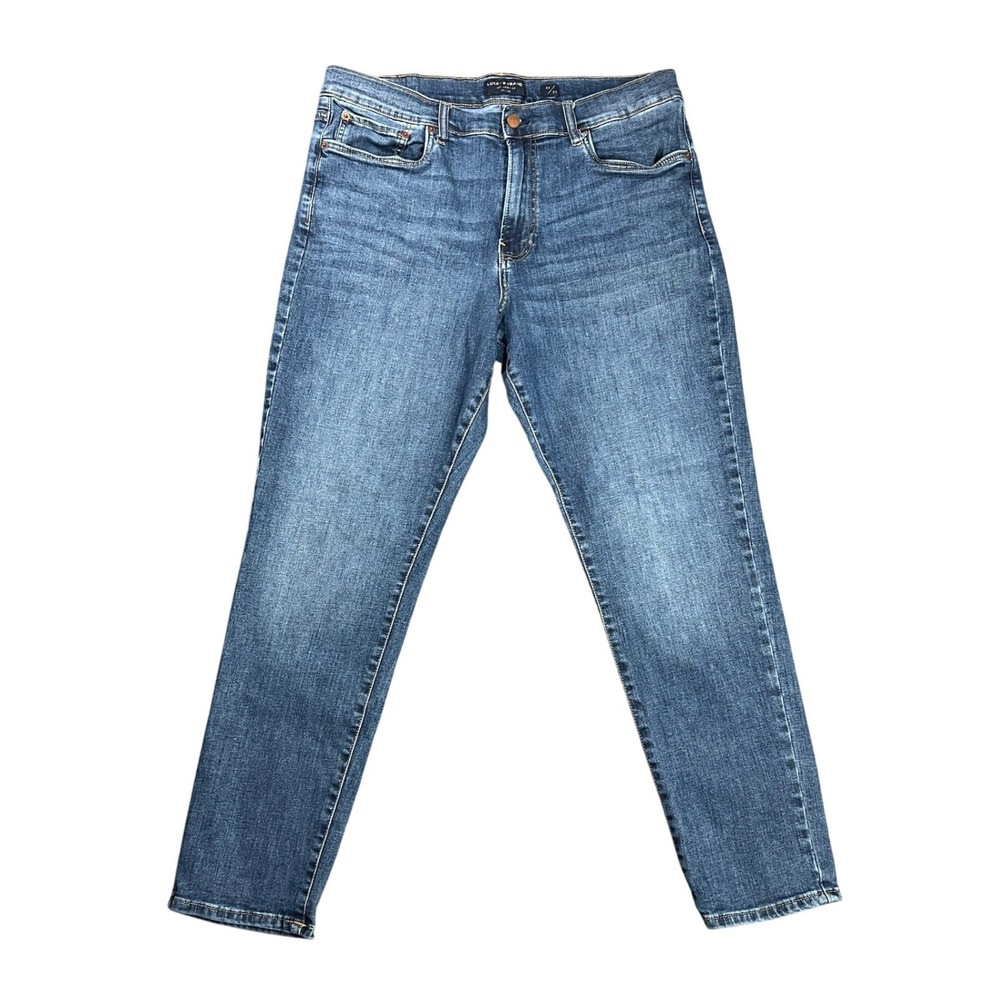 Lucky Brand Men's 36x30 412 Athletic Slim Jeans Stark Blue Denim 7MSC003